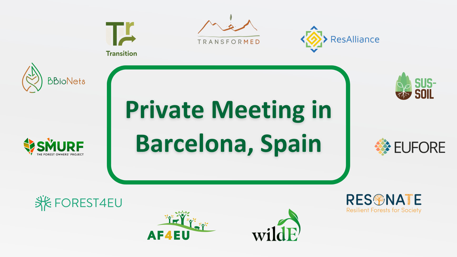 Private Meeting in Barcelona, Spain
