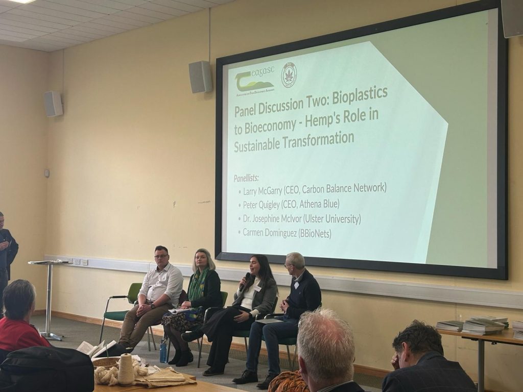 2nd panel discussion: Bioplastics to Bioeconomy – Hemp’s role in sustainable transformation.