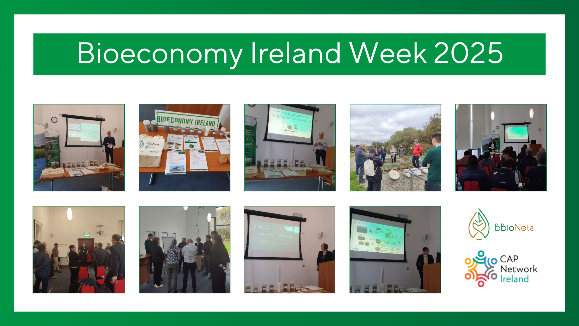 Photos from the Bioeconomy Ireland Week 2025 (BBioNets - Irish CAP Network event)